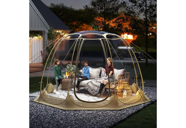 COSTWAY Wurfzelt, Personen: 6, Pop Up Zelt wetterfest, 265x265cm, bis -15℃