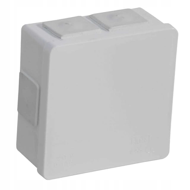 Kabelbox Abzweigkasten Aufputz-Feuchtraum 002-01 Verbindungsdose 80x80x32 m.