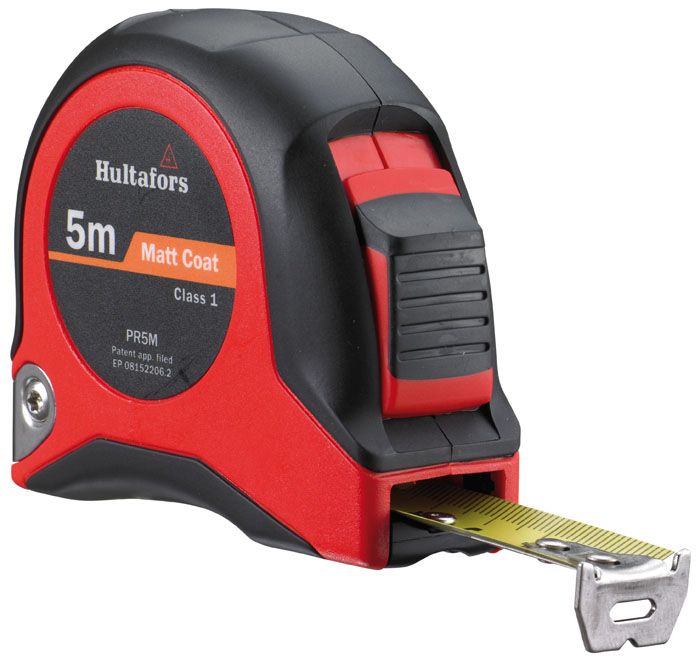 Hultafors Pr 8m Robustes Und Ergonomisches Maßband Der Klasse I Mit Präziser Bremse.