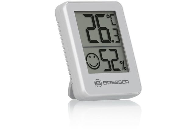BRESSER Hygrometer ClimaTemp Indicator 6er Set weiß