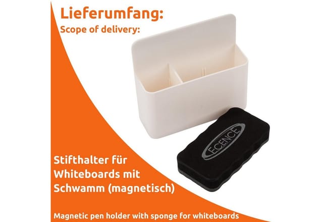ECENCE Magnettafel Stiftehalter magnetisch Whiteboard Markerhalter 2