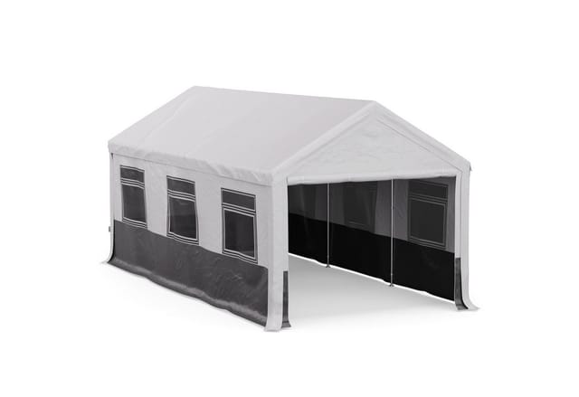 blumfeldt Pavillon PartyHaven 3x6, (Set), Garten PartyZelt Outdoor wetterfestes Stahl