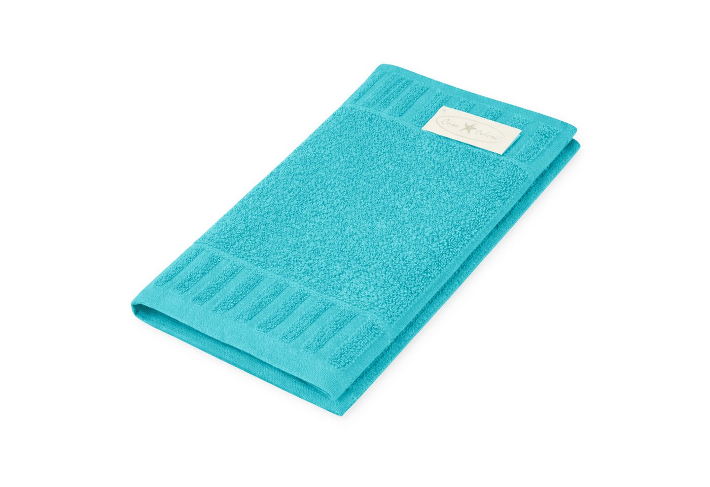 Casa Colori Seiftuch Uni, Frottier (1-St), Hohe Farbbrillanz, Einfache Pflege Bild 3