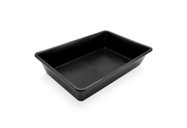 Spetebo Pflanzschale Allzweck Kunststoff Wanne schwarz (Artikel, 1 St., Stück), aus strapazierfähigem Kunststoff gefertigt