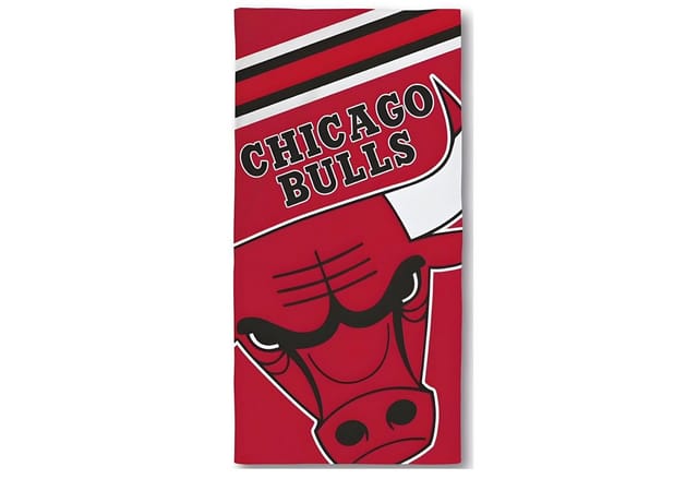 Chicago Bulls Strandtuch Mikrofaser 140x70 – Leichtes Badehandtuch für Meer & Pool