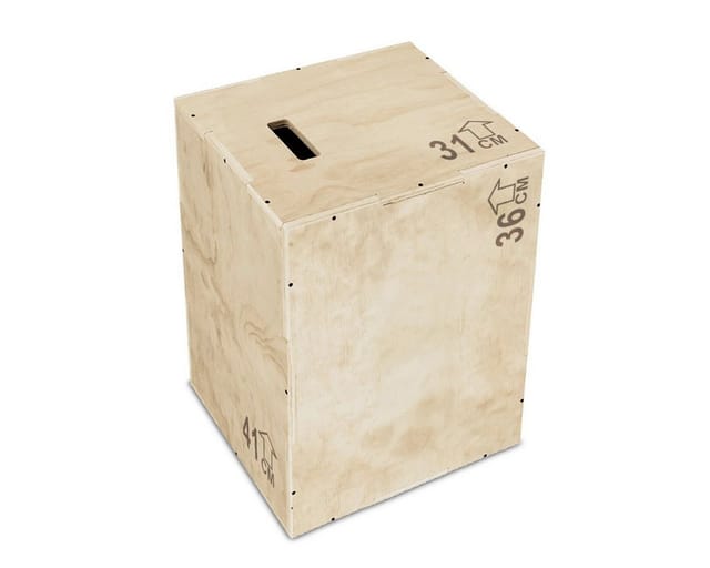 Divit Halter Plyo Box # SB6 Sprungbox Holz 31x36x41 cm