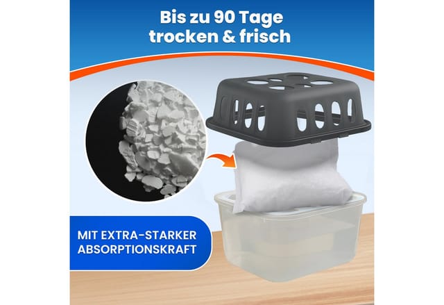 MoistBuster Luftentfeuchter-Nachfüllpack gegen Schimmel und Gerüche I Luftentfeuchter Granulat, für MoistBuster, Spar-Set, 12 x 400g Nachfüllpacks