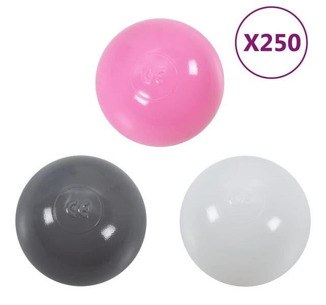 vidaXL Spielball Bälle für Bällebad 250 Stk. Mehrfarbig (250-St)