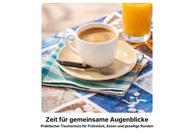 Melody Gartentischdecke Wachstuchtischdecke Tischdecke Seestern abwaschbar eckig, fleckenabweisend, wasserabweisend, Glattes Gewebe, bedruckt