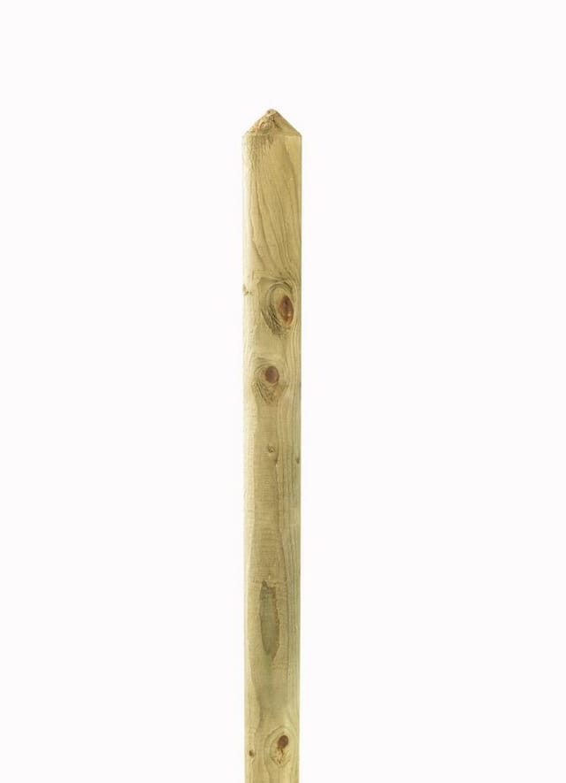 Mega-Holz Holzzaun Zaunlatten-Paket Halbpalisade Kiefer 80cm, (Sparpaket, 40-St., Zaunlatten ohne Pfosten)
