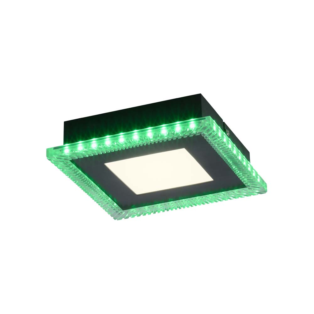 Deckenleuchte Deckenlampe Wohnzimmerlampe Dimmbar Fernbedienung Rgb Led L 20 Cm