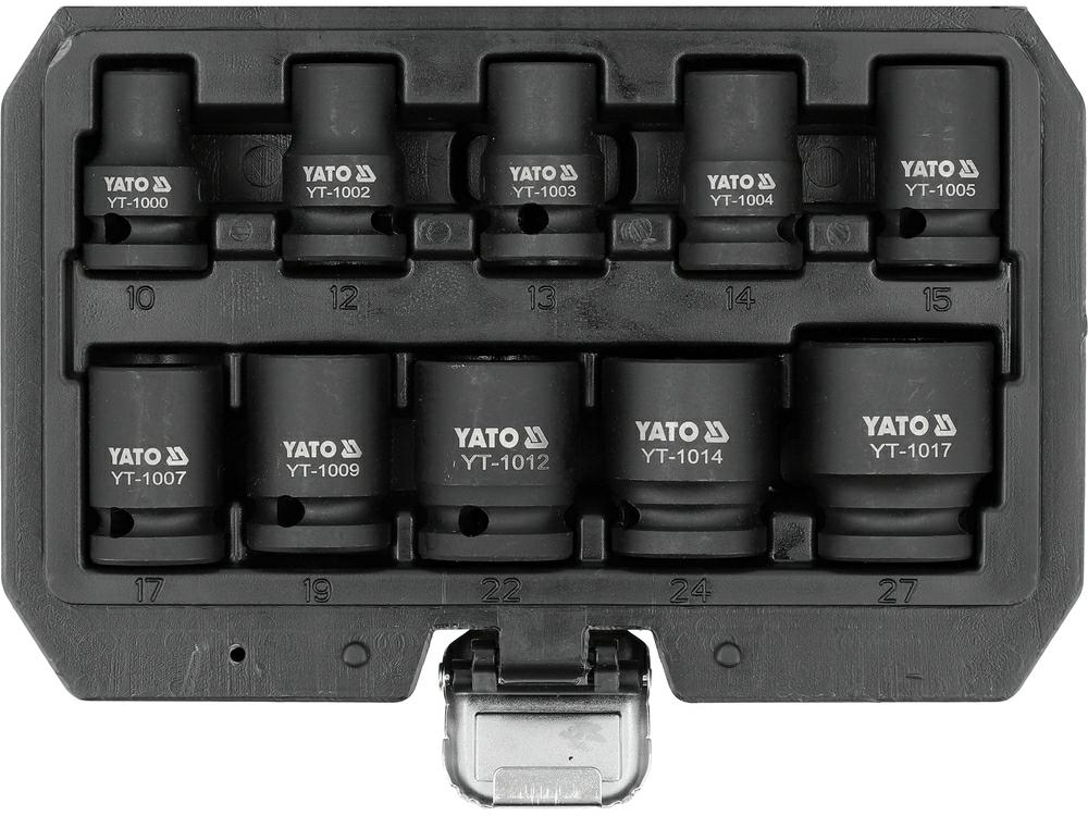Schlüssel Und Steckschlüssel Yato Impact Socket Set Stahl 21,5 Cm