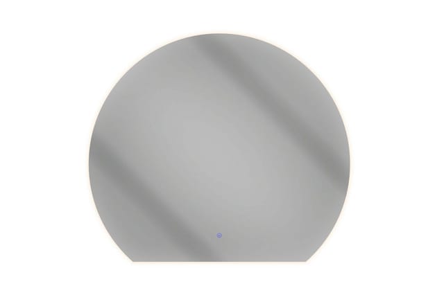 Planetmöbel Dekospiegel AUBE (Dimmbar mit Touch-Schalter, 100x50cm, Dekorativer Wandspiegel mit Dimm-Funktion), LED Spiegel
