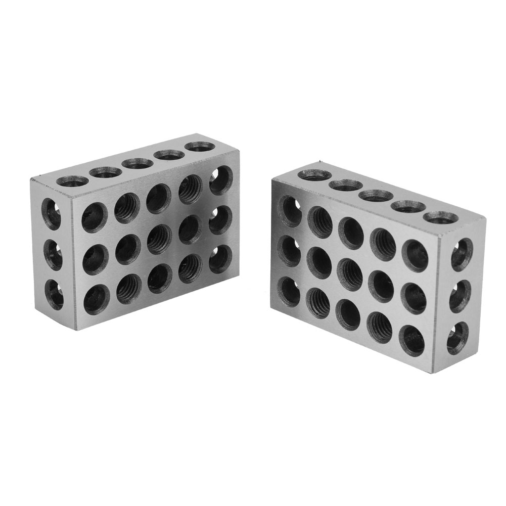 Stück Parallelspannblöcke 25x50x75mm 23 Löcher Für Fräsmaschinen, Maschinenzubehör