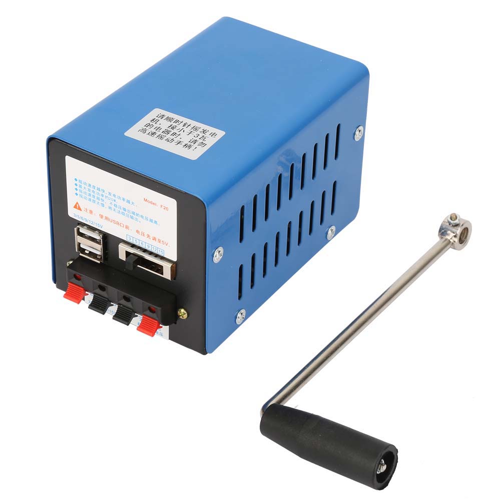 Leistungsstarker, Tragbarer, Manueller Notstromgenerator Mit Usb-anschluss