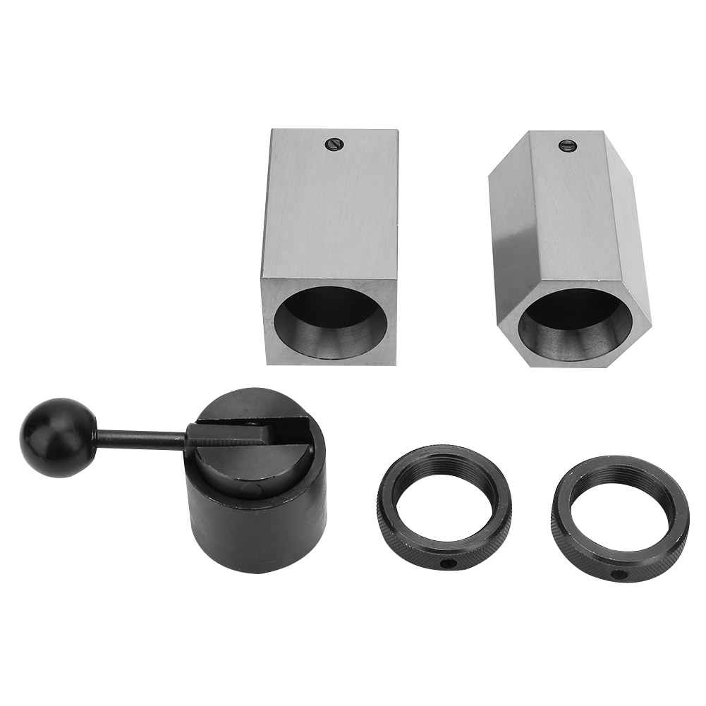 5c Sechskant-vierkant-spannblock-set Mit Spannzangenhalter Für Dreh- Und Fräsmaschinen
