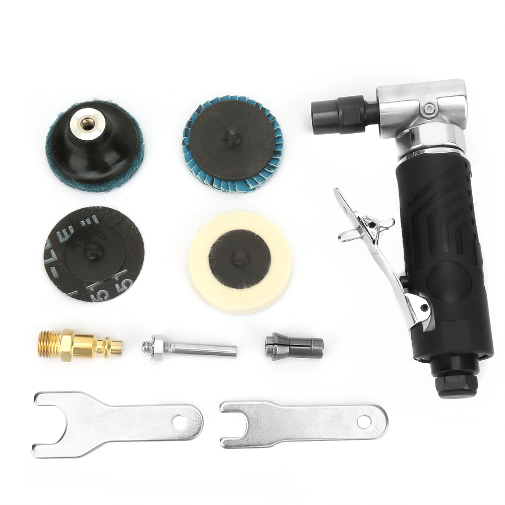 90°-druckluft-winkelschleifer, 1/4" Bsp, 20000 U/min Druckluft-poliermaschine