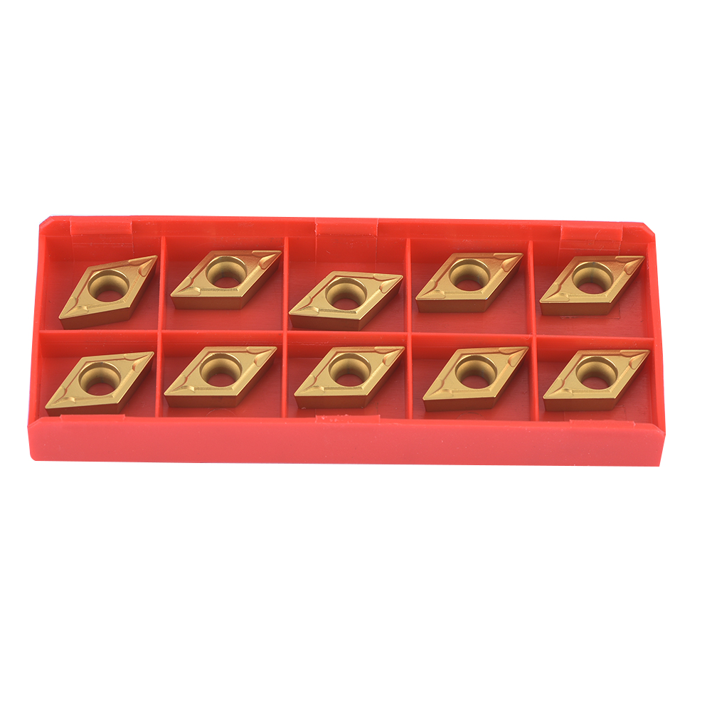 10 Stück Dcmt11t304-hm Ybc251 Hartmetall-wendeschneidplatten Für Cnc-dreh- Und Fräsarbeiten