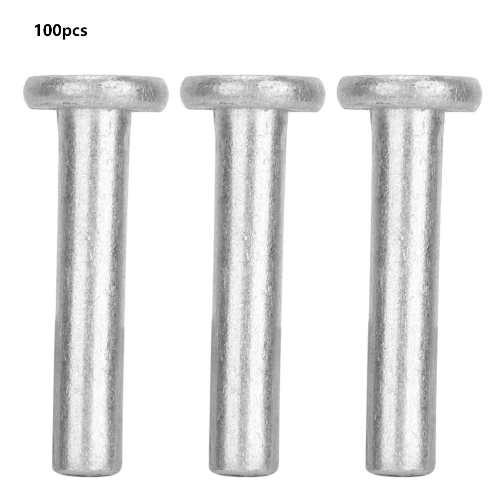 100 Stück Gb867 M4 X 20 Mm Flachkopf-vollaluminiumnieten Für Metallmontage