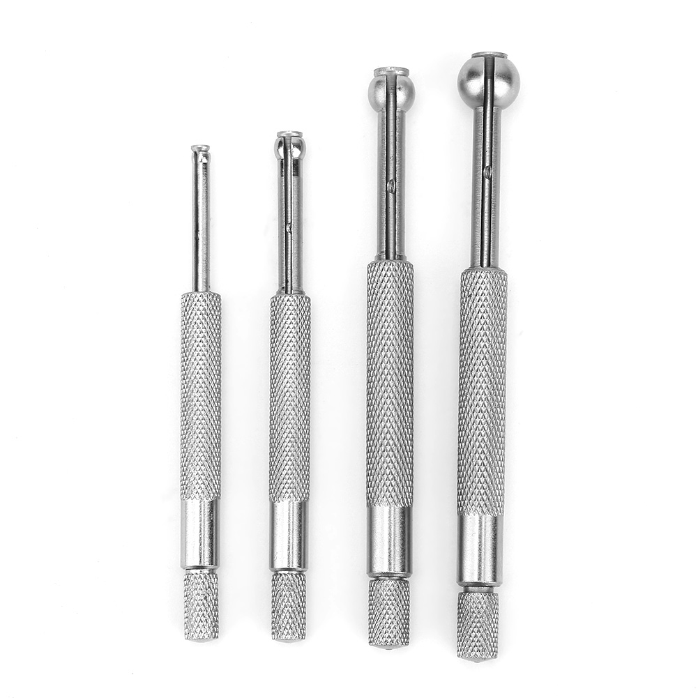 4-teilige Teleskop-bohrungslehren Aus Manganstahl, Innendurchmesser 3-13 Mm, Verstellbares Kugellager