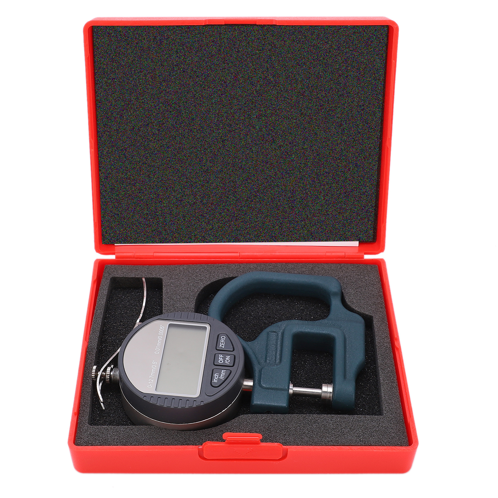 Elektronisches Dickenmessgerät 0-12,7 Mm Für Leder, Digitales Mikrometer Mit Einer Genauigkeit Von 0,01 Mm