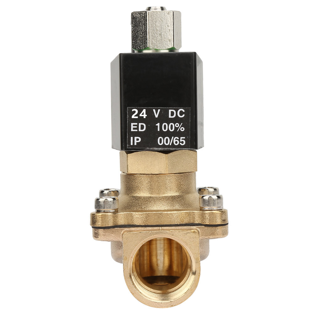Dn20 Messing-elektromagnetventil Dc 24v G3/4" Mit Flüssigkeitssteuerung