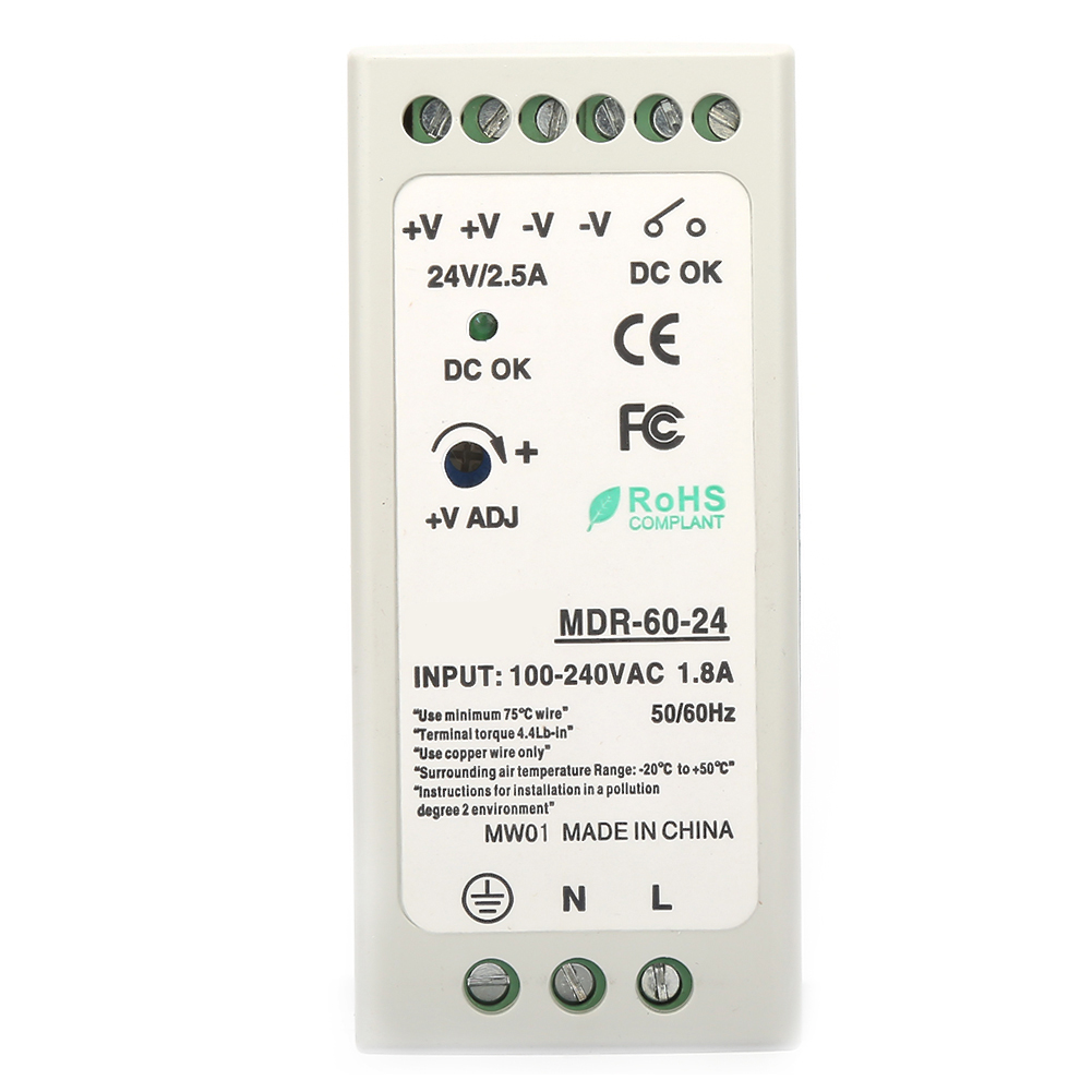 60w 24v Dc Industrie-din-schienennetzteil Mdr-60-24