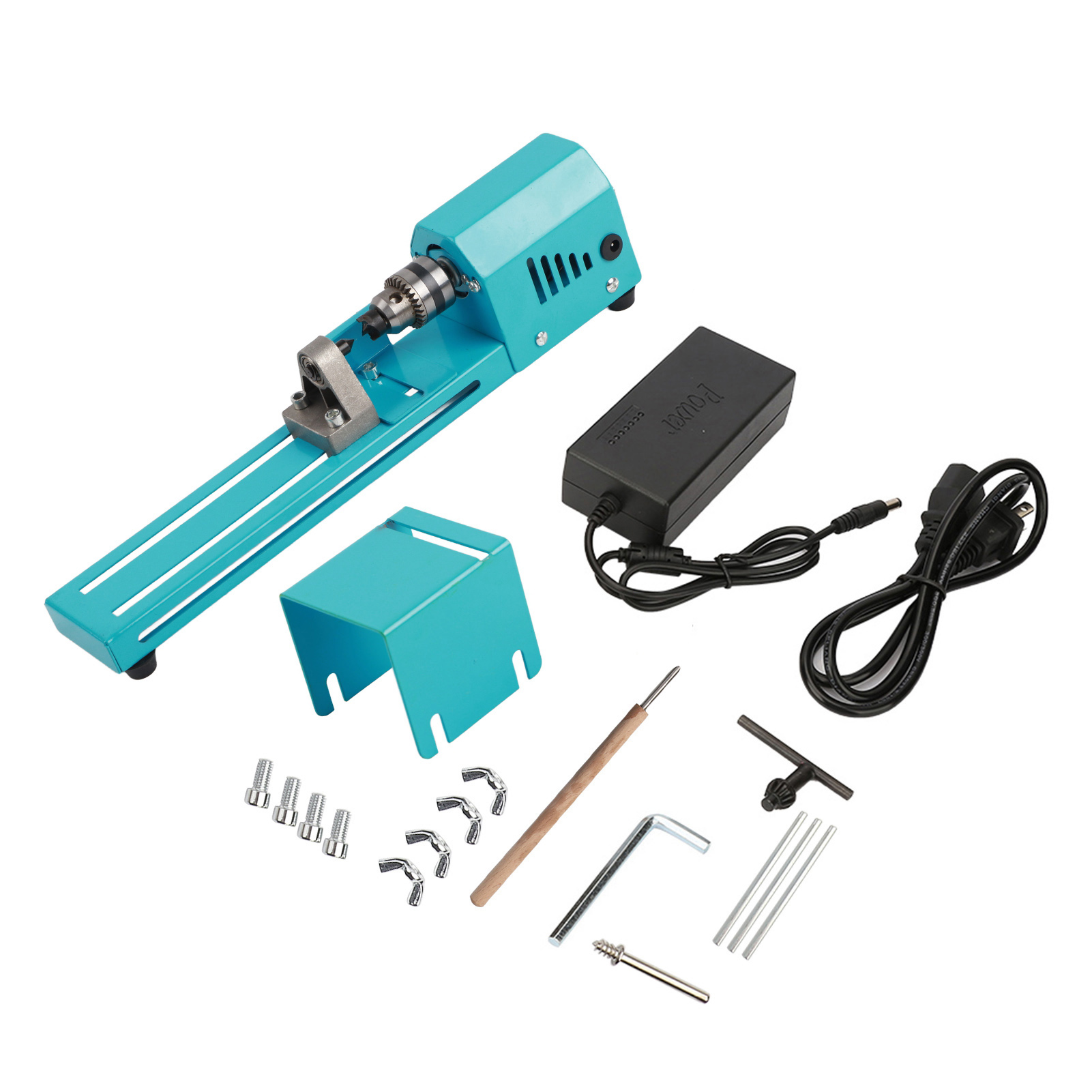 Miniatur-elektrofräs- Und Bohrmaschine, Diy-holzdrehbank, 220 V Mit Cn-stecker