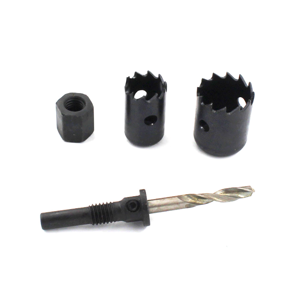4-teiliges Holzbohrer-set Mit Schwarzer Metallöffnung 16 Mm/21 Mm