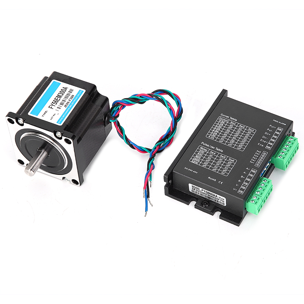 Nema 23 2-phasen 24v/3a Schrittmotor Mit Treiber, 1nm 1,8°, Für Industrielle Steuerung