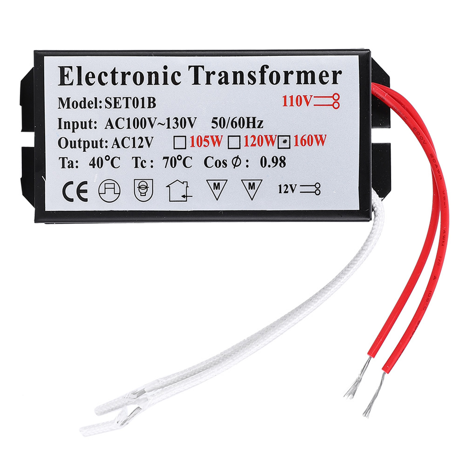 Elektronischer Transformator (110 V Auf 12 V), Leistungsstarkes Led-netzteil (160 W) Für Beleuchtung