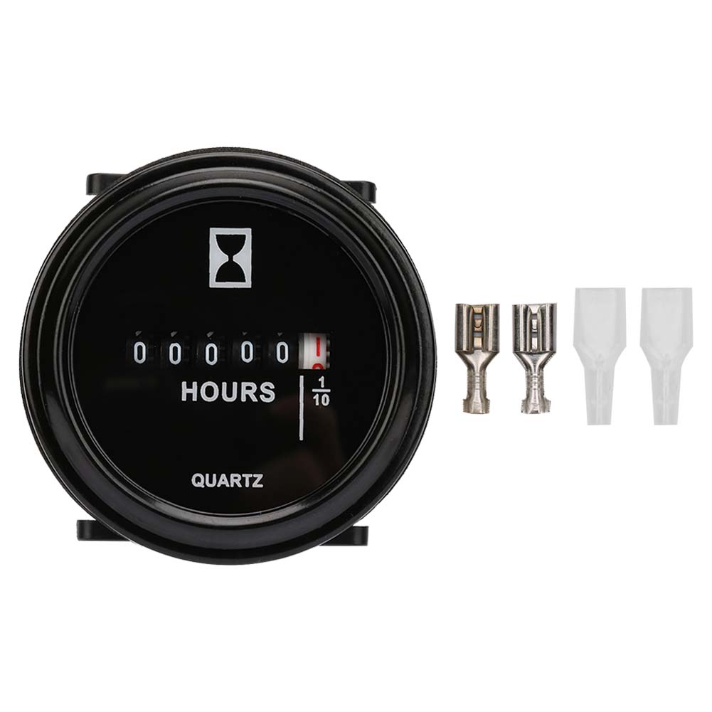 Quarz-betriebsstundenzähler 6-80v Ac/dc Für Motor, Generator, Betriebszeit