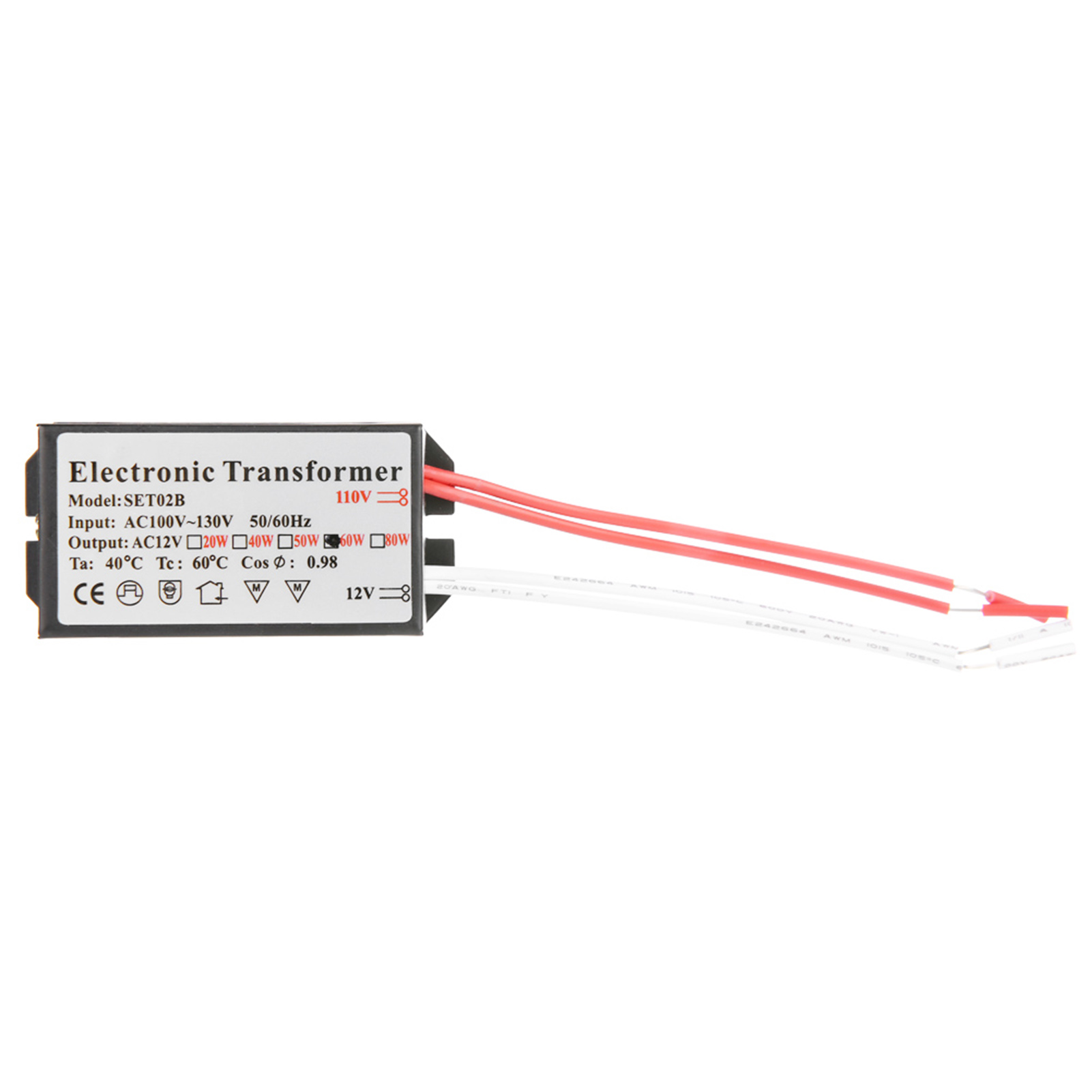 Elektronischer Transformator Von 110 V Auf 12 V, Intelligentes Netzteil Für Leds (60 W)