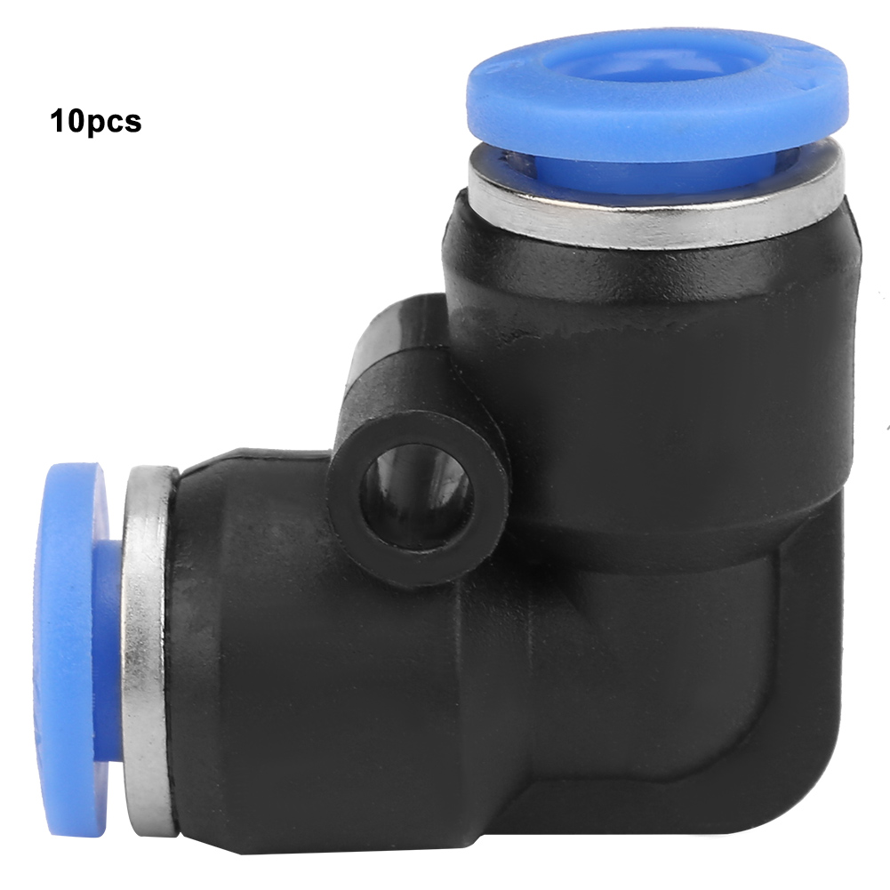 10 Stück 90°-schnellkupplungs-winkelstücke Für 6-mm-pneumatikschläuche - Pv-6