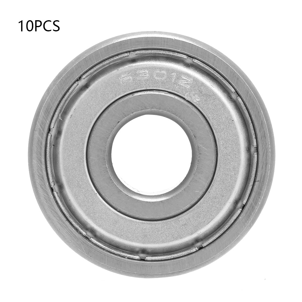 10 Kugellager 6301-zz 12x37x12mm Mit Stahldichtungen