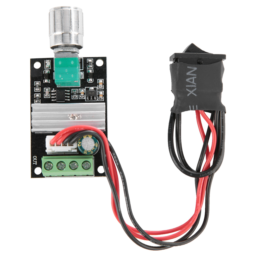 6-28v 3a Pwm-controller Für Elektromotor Mit Schalter Und Drehzahlregler