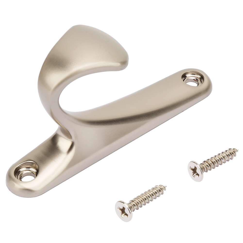 Metall-wandhaken Für Badezimmertür - Einarmige Garderobe Für Kleidung, Hüte Und Mäntel (champagner)