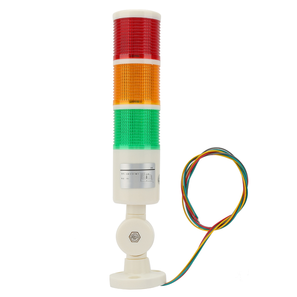 24-v-dc-led-warnleuchte Für Cnc-maschinen – Rot, Grün, Orange – Industrielle Warnleuchte