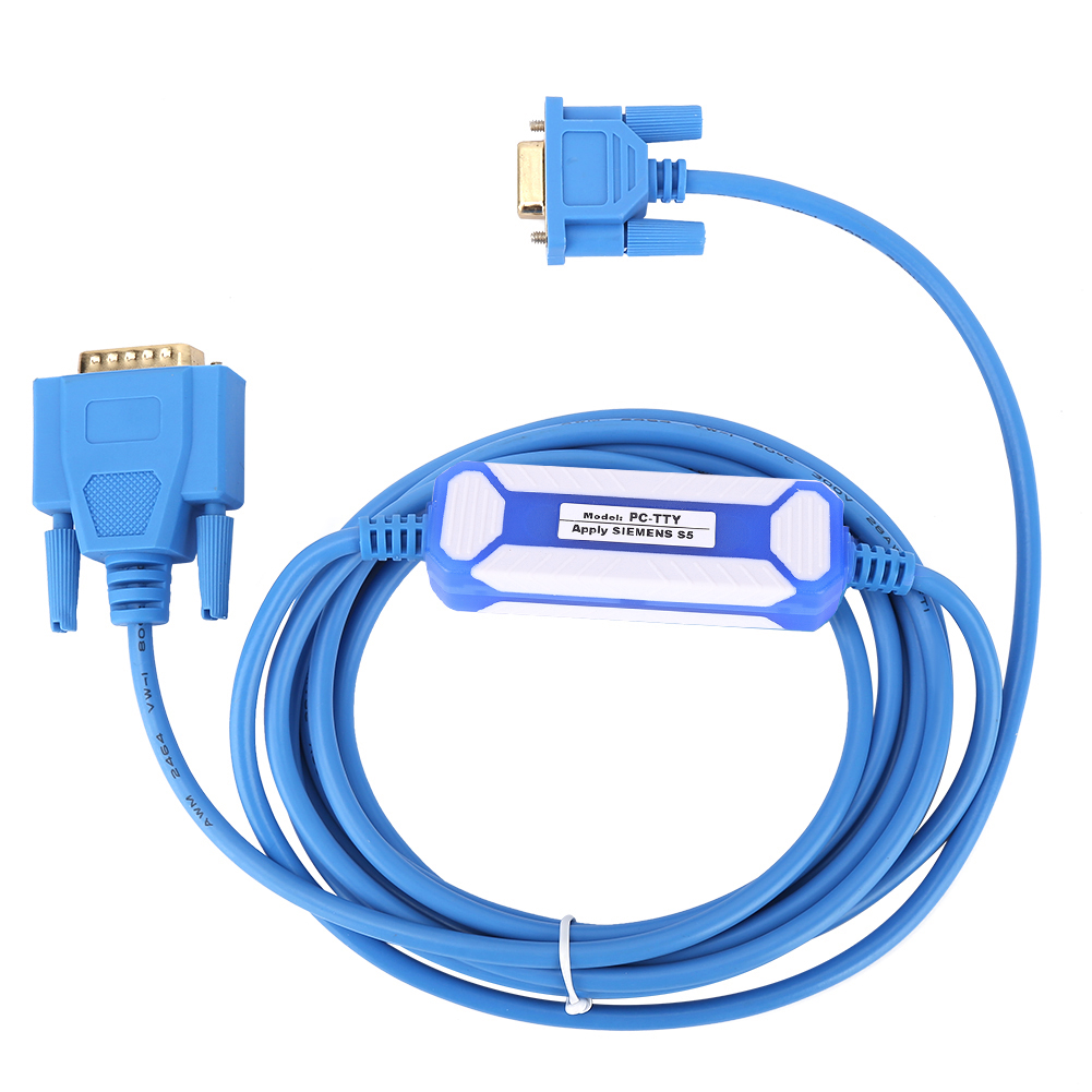 Blaues Pvc-tty-programmierkabel Für Siemens S5-spsen, Teilenummer 6es5734-1bd20
