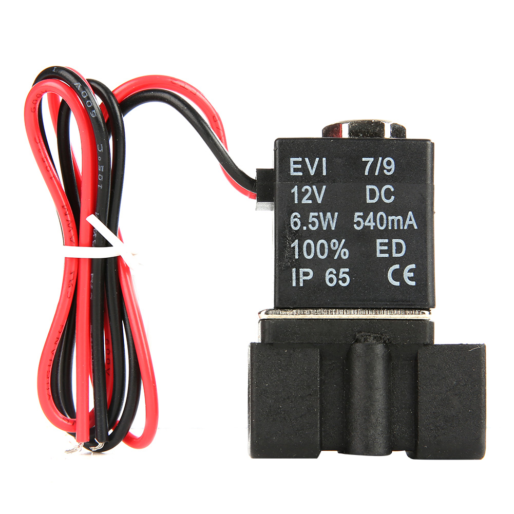1/4" Npt 2-wege-magnetventil Aus Kunststoff, Normalerweise Geschlossen, 12 V Dc