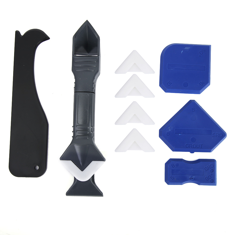 10-teiliges Silikon-dichtungswerkzeug-set, Fugenschaber Für Fliesen Und Glas