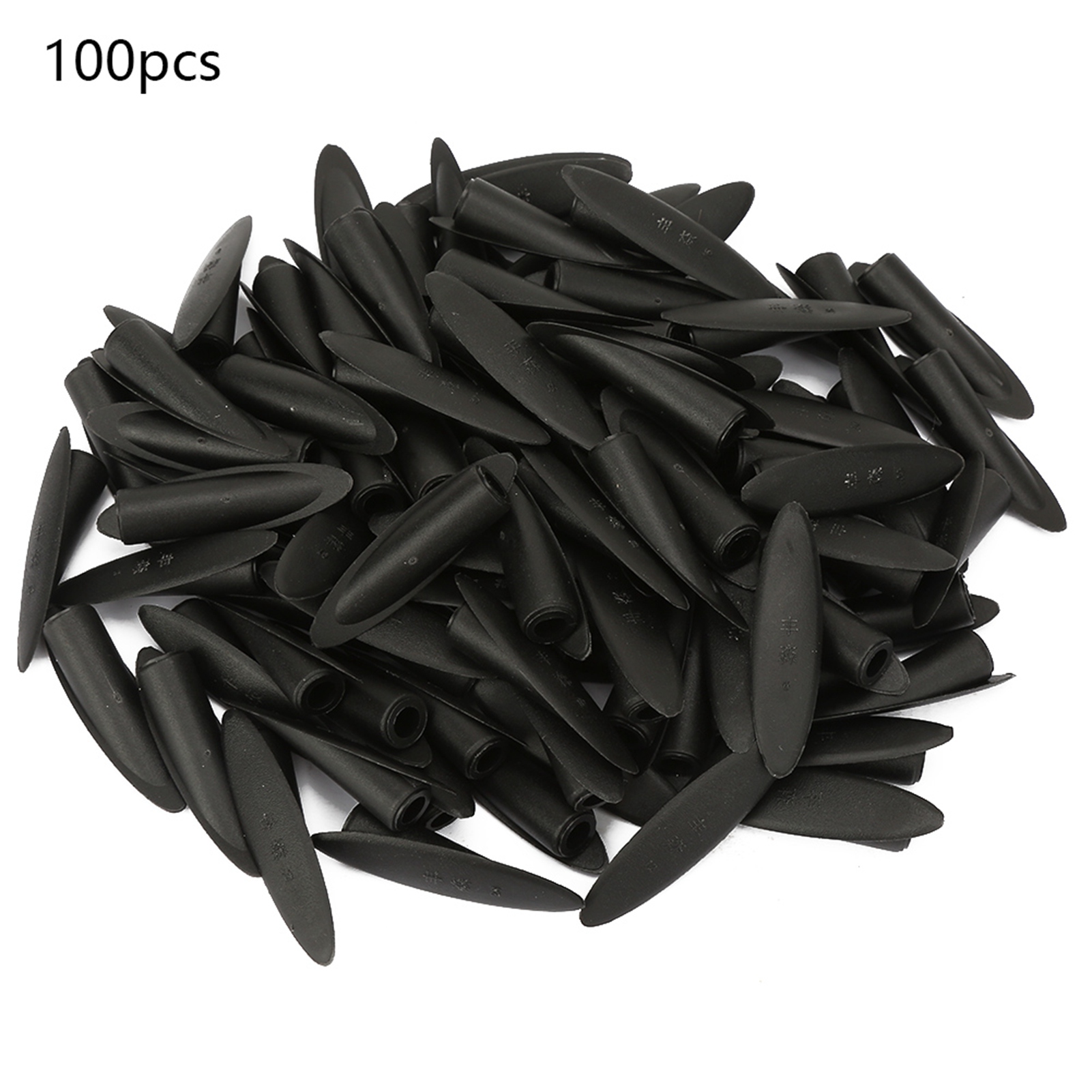 100 Holzstopfen (9,5 Mm) Für Taschenlöcher, Zubehör Für Holzbearbeitungswerkzeuge (schwarz)