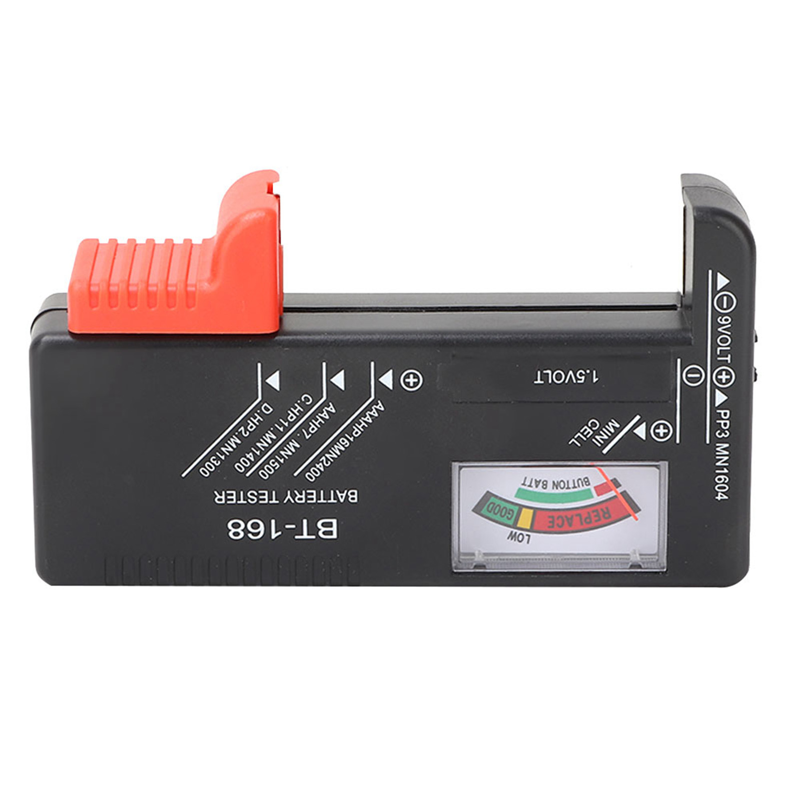 Bt-168 Digitaler Kapazitäts- Und Spannungstester Für Aa-, Aaa-, 1,5-v- Und 9-v-batterien