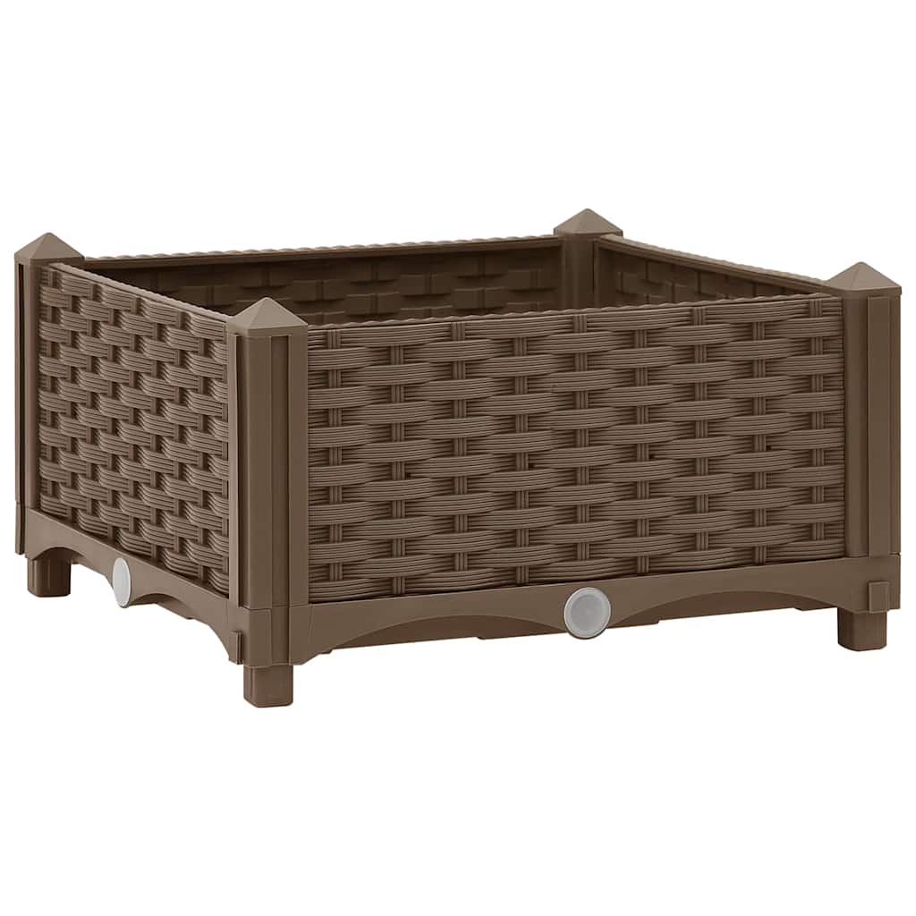 Maison Exclusive - Hochbeete Braun 40 X 40 X 23 Cm Pp