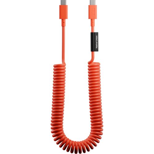 Native Union Pop Cable - Usb-c - Usb-c-kabel, 2,4 M 60 W (alarmrot)