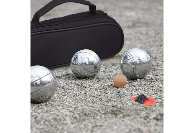 relaxdays Spiel 3 Boule Kugeln im Set