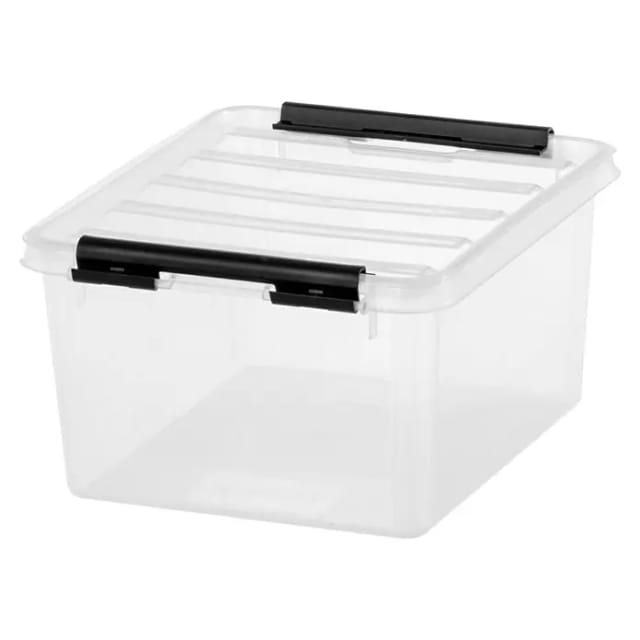 Orthex Aufbewahrungsbox Hobby Box 2 m. Deckel transparent, Mit Deckel, Stapelbar