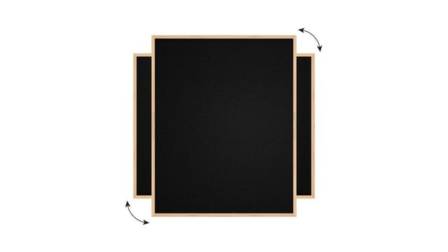 ALLboards Tafel ALLboards Korktafel Memoboard Pinnwand Wandtafel farbiger Rahmen