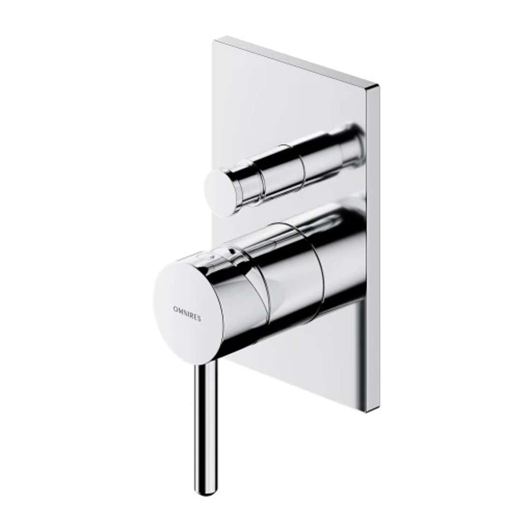 Omnires Y - Unterputzarmatur Für 2 Verbraucher, Mit Einbaukörper, Chrom Y1235-kcr