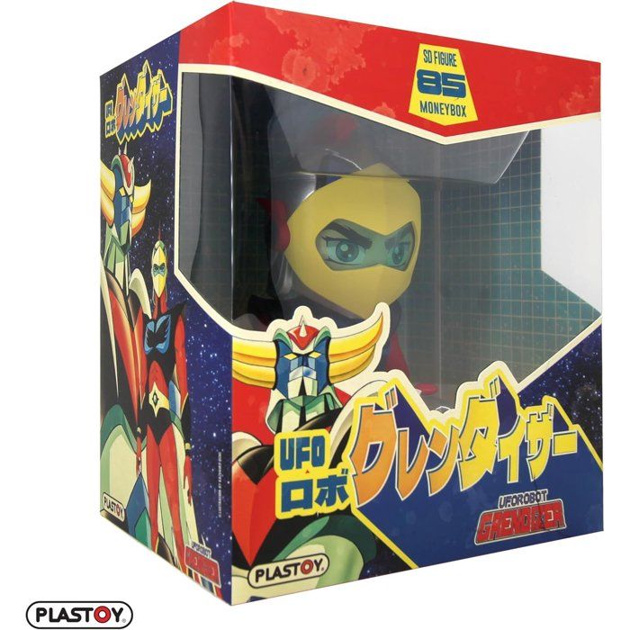 Money Box - Plastoy - Goldorak Actarus - Plastic - 15 Cm